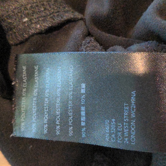 Free People Faux Suede Black Pants Leggings Size Medium Vegan Jegging - Picture 6 of 9